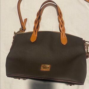 Dooney & Bourke Brown and Tan Crossbody Bag